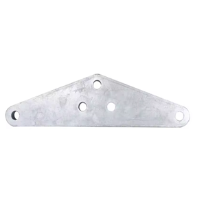 Plaque de jonction en L OEM disponible, plaque de connexion galvanisée pour raccordement de matériel de ligne de tour électrique - Product Image 1