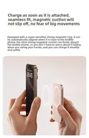 Anker Nano Air2 5000mAh Batterie Externe Ultra-Mince Charge Sans Fil Magnétique 7.5W avec Affichage LED pour iPhone, iPad et Autres Appareils