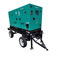 Groupe électrogène mobile tout-en-un à succès, machine à souder personnalisable, courant 200A/450A, 1800 tr/min/60Hz, refroidissement par eau Weichai