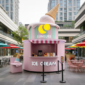 Scultura in Fibra di Vetro Personalizzata per Centri Commerciali, Scultura Paesaggistica Esterna a Forma di <span class=keywords><strong>Fragola</strong></span>, <span class=keywords><strong>Gelateria</strong></span> - Product Image 2