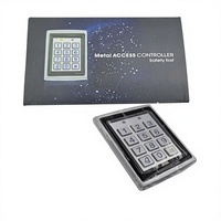 Système de contrôle d'accès biométrique Keysecu A7-D-EM avec clavier étanche, code, carte de proximité Wiegand 26 et fréquence 125 kHz