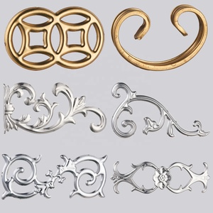 Trực Tiếp Nhà Sản Xuất Thép Không Gỉ Trang Trí Cửa Hoa Thủy Tinh Hiện Đại Phụ Kiện Phụ Kiện Khách Sạn Sử Dụng Cửa Cửa Sổ Trang Trí - Product Image 4