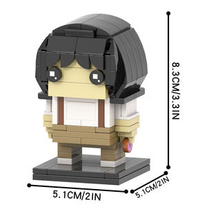 MOC7520-7525 Rachel vert Monica <span class=keywords><strong>Geller</strong></span> Phoebe Buffay Joseph Chandler Ross <span class=keywords><strong>Geller</strong></span> amis TV Action tête carrée briques enfants jouets - Product Image 3