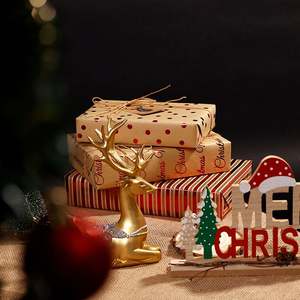 Wholesale 80g 43*300cm <b>Christmas</b> Hot Stamping Packaging <b>Paper</b> Gift <b>Wrapping</b> <b>Paper</b> <b>Wrapping</b> <b>Paper</b> - Product Image 2