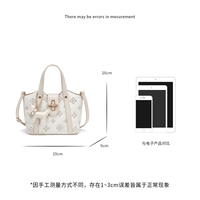 Sac fourre-tout rétro en jacquard pour femme avec pendentif chien mignon, sac messager pour femme avec poignée supérieure pour le shopping, les rendez-vous et les trajets quotidiens