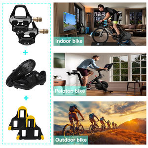 Pédale de <span class=keywords><strong>vélo</strong></span> de route XC, pédale de <span class=keywords><strong>vélo</strong></span> de gravier autobloquante, crampons à double roulement, sans clip pour système SL, alliage d'aluminium, axe en acier - Product Image 3