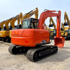 Mini-excavatrice Hitachi ZX70 de 7 tonnes avec godet de terrassement, chenilles hydrauliques, équipement d'occasion - Product Image 1