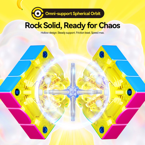 Cubo Magnético Profesional Minions <span class=keywords><strong>Gan</strong></span> V100 Maglev UV <span class=keywords><strong>3x3</strong></span>, Rompecabezas, Regalo para Niños, <span class=keywords><strong>GAN</strong></span> V100 <span class=keywords><strong>3x3</strong></span> Maglev Cube Magic - Product Image 3