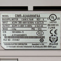 Amplificateur de servo-moteur CNC CIMR-AU4A0004FAA YASKAWA, neuf et d'origine