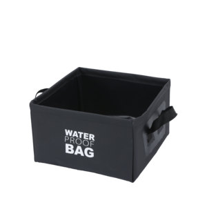 Seau <span class=keywords><strong>à</strong></span> eau de pique-nique en PVC isolé carré de 10 litres portable seau pliant noir avec une épaisseur de 3mm pour l'escalade et les visites - Product Image 2