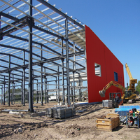 Approvisionnement centralisé d'entrepôts préfabriqués de style européen, résistants au vent et au froid, avec structure en acier robuste pour ateliers et entrepôts