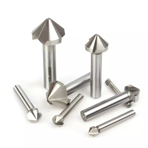 Broca avellanadora de madera de 90 grados al por mayor <span class=keywords><strong>20</strong></span> mm 3 flautas broca chaflán con vástago recto - Product Image 1