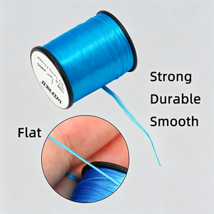 G.S.P. Fil de pêche en polyéthylène gelé 200 deniers pour mouches de brochet, pêche en eau salée, streamers, jigs, leurres, 8 couleurs - Product Image 4