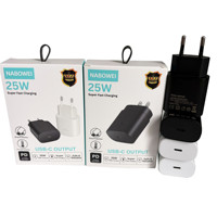 Chargeur mural USB-C de haute qualité 25W Super Rapide TYPE C Adaptateur d'alimentation PD pour Samsung Galaxy 10/Note 20 S23 S24 S25 S26