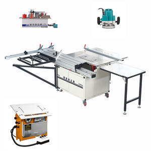 2024 de réduction multifonction Portable Double lame Sn outils Machine de découpe de bois Table coulissante panneau scie Machine pour meubles - Product Image 1