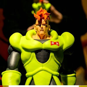 Figura de <span class=keywords><strong>Super</strong></span> Saiyan GK de <span class=keywords><strong>Dragon</strong></span> Bell Android 16 en Postura de Pie, Adorno de Escritorio, Modelo de Anime, Juguete para Venta al por Mayor - Product Image 1