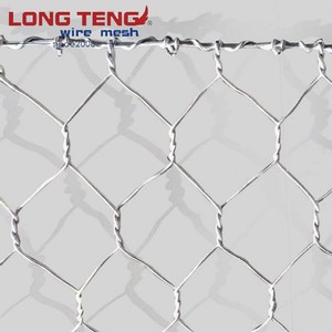 Tecido <span class=keywords><strong>Hexagonal</strong></span> Galvanizado 4X1X1 PVC Revestido Cesta De Pedra Gabion Box Mesh para Esgrima De Fio - Product Image 3