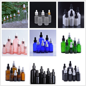 Cao cấp chai thủy tinh nhỏ giọt rỗng râu tóc cơ thể dầu thiết yếu lớp biểu bì dầu thủy tinh màu đen chai bàn chải phun nhỏ giọt mũ - Product Image 6
