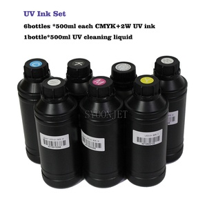 Đầy đủ tự động máy in UV A4 chai phẳng điện thoại trường hợp máy in với 3500ml Ink Set cho thủy tinh kim loại gốm A4 máy in UV - Product Image 3