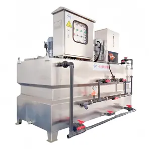Easy Operation Sewage Treatment Plant Stainless Steel Material Automatic PAM Polymer Preparation Dosing Unit