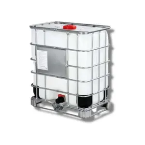 China Fabriek 500l 1000l 1200l Vloeibare Opslag Watertank Ibc Container Met Stalen Frame Te Koop