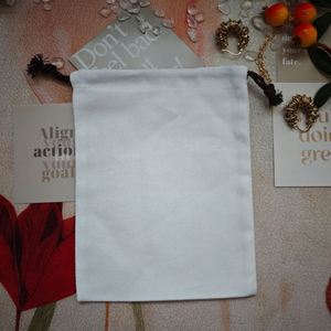 Bolsa Ecológica de Algodón con Cordón, Bolsa de Regalo con Logotipo Personalizado de Alta Calidad y Bajo Precio, Bolsa para Guardar Joyas y Collares - Product Image 6