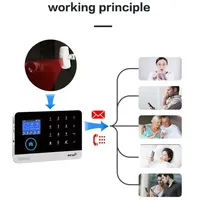 Detektor PIR nirkabel baru untuk sistem keamanan rumah pintar PGST sensor gerakan sudut lebar untuk host alarm pencuri