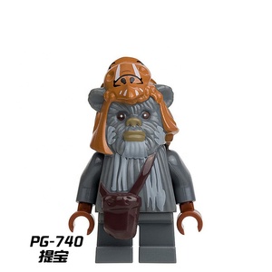 Nouveaux jouets de construction miniatures pour enfants, personnages de films NewPg8067 Ewok Warrior Wicket Gamorrean Logray, modèle éducatif - Product Image 6