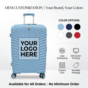 PP 20" 24" 28" Spinner Luggage Sets Hard Shell Combination <strong>Lock</strong> 8-Wheel Elegant Large Capacity <strong>Suitcase</strong> Full Color Matching - Product Image 6