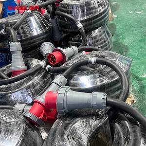 Conectores de Alimentación de Aviación Trifásicos de 5 Polos, 63A, Impermeables, Industriales, <span class=keywords><strong>Macho</strong></span>, para Distribuidor, Cable de Extensión de Alimentación - Product Image 6