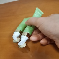 D19mm 10ml 15ml tube de crème pour les yeux emballage supérieur en céramique de massage avec applicateur en céramique