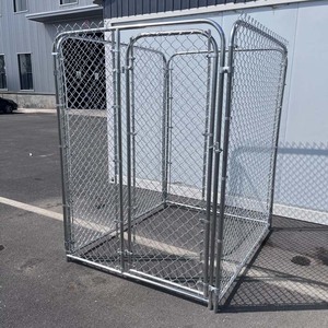 Jaula <span class=keywords><strong>para</strong></span> <span class=keywords><strong>Perros</strong></span> <span class=keywords><strong>de</strong></span> Alambre <span class=keywords><strong>de</strong></span> Acero Resistente, Jaula <span class=keywords><strong>para</strong></span> <span class=keywords><strong>Perros</strong></span> con Eslabones <span class=keywords><strong>de</strong></span> Cadena, <span class=keywords><strong>para</strong></span> <span class=keywords><strong>Perros</strong></span> Grandes - Product Image 1