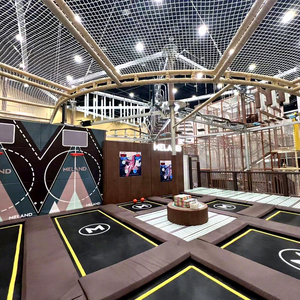 Attrezzature per Parco Giochi al Coperto Meland <span class=keywords><strong>Club</strong></span>, Percorso con Corde per Bambini, per Parco Trampolini e Aree di Divertimento Indoor - Product Image 1