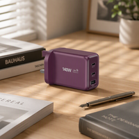 Chargeur mural 70W 100W 140W, prise EU, 3 ports (2C1A), charge rapide GaN, certifié PD 3.0, CE, multi-appareils, maison, bureau, pour iPhone