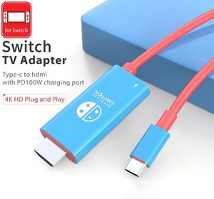 <span class=keywords><strong>Cable</strong></span> USB-C de 2 Metros para <span class=keywords><strong>Switch</strong></span> 1/2 con Carga PD de 100W y 4K 1080P, Compatible con Laptop, Tablet, Teléfono Móvil, SteamDeck - Product Image 3