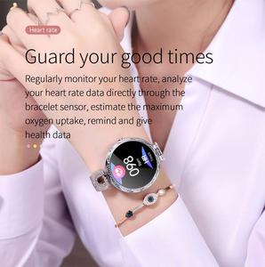 Azufit AK15 inteligente reloj de las mujeres de los hombres para Android IOS teléfono ritmo card íacodeporte smartwatch - Product Image 6