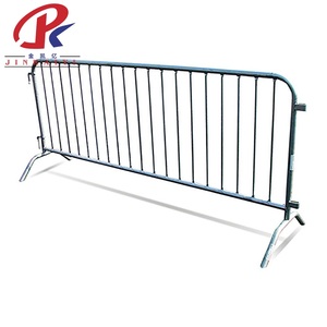 Stalen Crowd Control Barrière Aanpasbare Hoogte Duurzaam Gegalvaniseerd Afwerking Corrosiebestendig Gemakkelijk Te Monteren Voor Constructie - Product Image 2