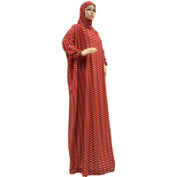 1 Pièce Abaya à Capuche pour Femmes Musulmanes, Robe Djellaba de Prière Grande Taille, Kaftan Vêtement Islamique Long Khimar d'Arabie