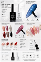Gel de sculpture transparent pour ongles, pâte à modeler en relief UV LED 3D, décoration de manucure professionnelle, base pour nail art