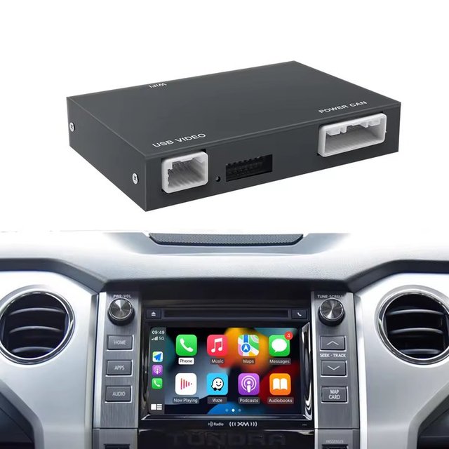 Wireless Carplay Android Auto for TOYOTA Touch2 Entune2.0 Highlande for Tundra 4Runner CHR Corolla Camry Prius RAV4 Avensis