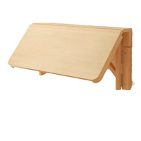 Table pliante murale en bois massif pour salon, étagère de bureau à barre unique, vente en gros d'usine