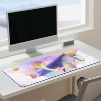 Tapis de souris personnalisé avec logo, base antidérapante, surface lisse, pour ordinateur portable, bureau, jeux, vente en gros
