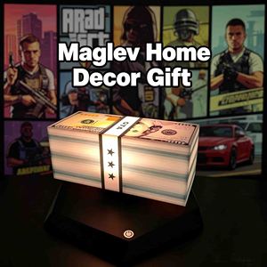 HCNT Magnetic levitation GTA USD dollar touch control 3-color <b>light</b> home decoration creative gift birthday banknote <b>light</b> - Product Image 3