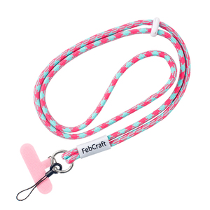 Chất Lượng Cao Biểu Tượng Tùy Chỉnh Vòng Dây Buộc Với Móc Phụ Kiện Cá Nhân Điện Thoại Di Động Chéo Cơ Thể Dây Đeo & Dệt Nhãn - Product Image 6