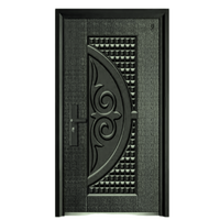 Puerta de Acero Galvanizado, Duradera, con Aislamiento Acústico, Diseño Moderno, Técnica de Bordado, para Apartamentos, Exteriores y Pasillos
