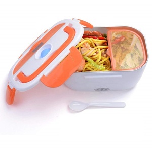 Stainless Steel Cooking Self Heating Electric Cooker Lunchbox Bento Box Color 1 2 3 Tiers Stacking Portable Metal White Support