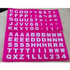 अनुकूलित रंग मुद्रित हुक लूप अक्षर - Product Image 2