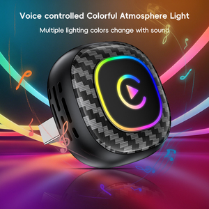ดองเกิลแปลง CarPlay แบบมีสายเป็นไร้สาย พร้อมไฟ LED แสดงสถานะ  USB Mini CarPlay Android Auto Connector อะแดปเตอร์ CarPlay ไร้สาย - Product Image 2