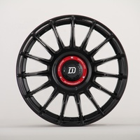 Heißer Verkauf 5x100 5x113 Felgen 17 18 Zoll Glanzschwarze Leichtmetallräder für Pkw VW Golf Mk6 Mk7 Mk8 GTI