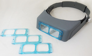 拡大鏡81007-Bハンズフリー (ヘッドバンド) ヘルメット拡大鏡LEDヘッドランプヘッドマウント - Product Image 4